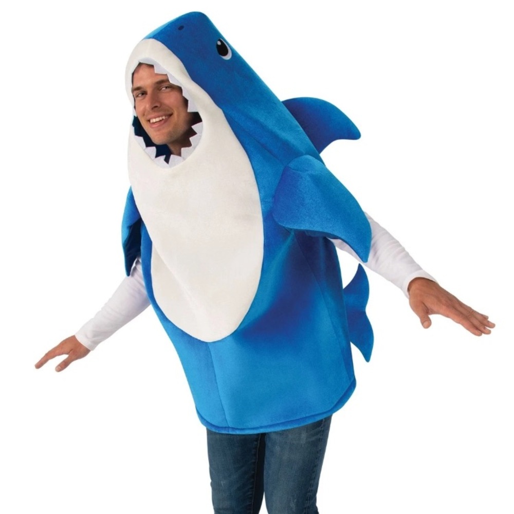 Nickelodeon Bright Blue and White Shark Costume Tunic
